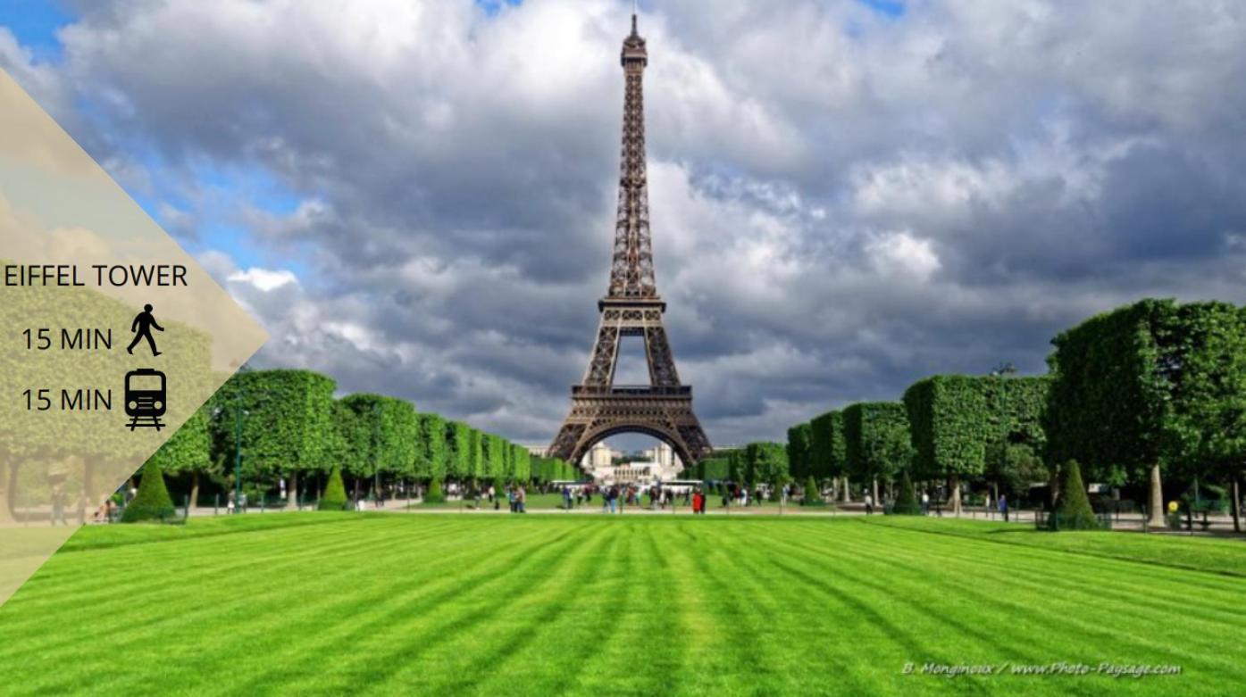 Tour Eiffel/Luxury Apartment N°6 Paris Eksteriør bilde